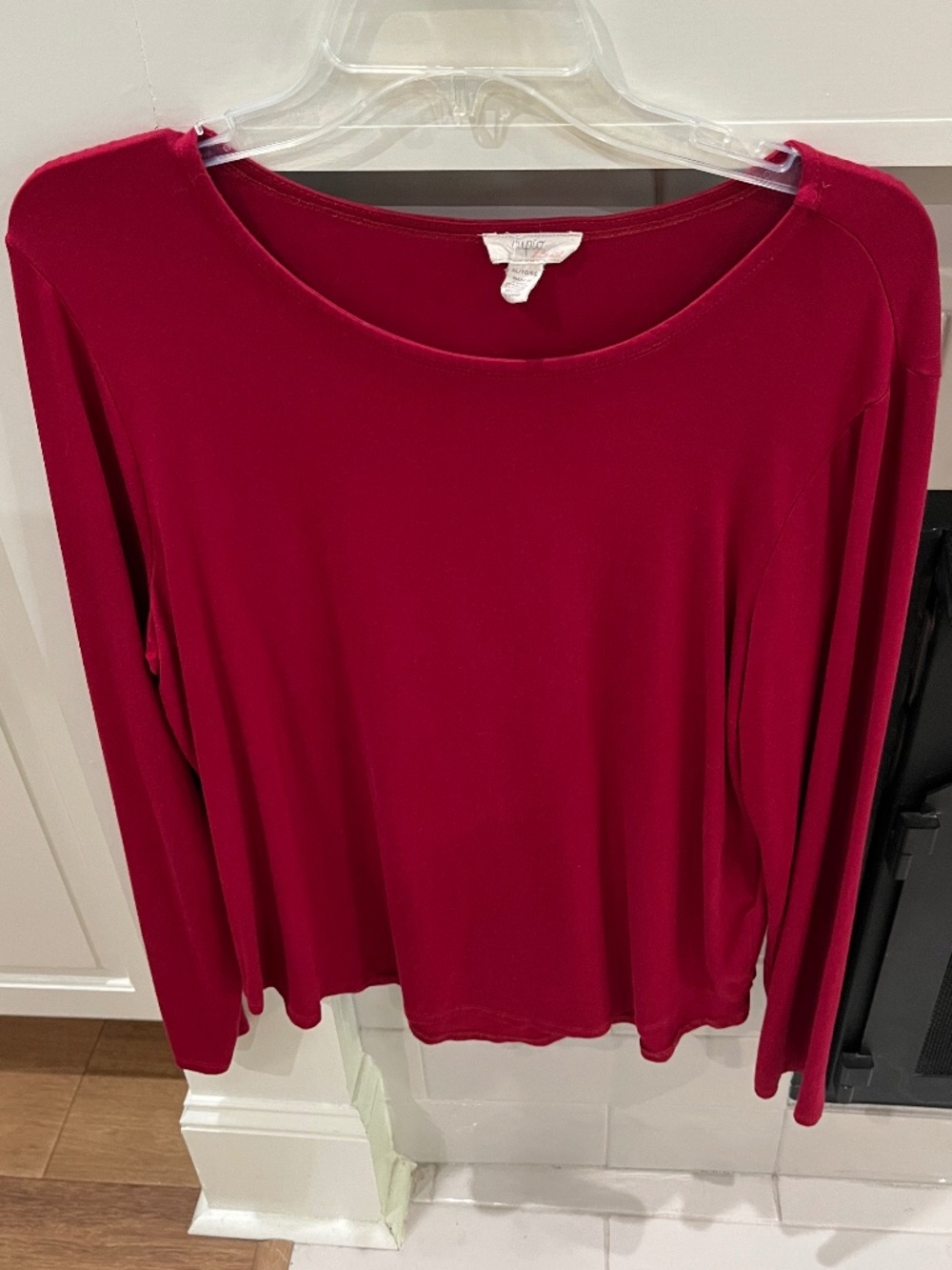 Cupio red long sleeve shirt size XL